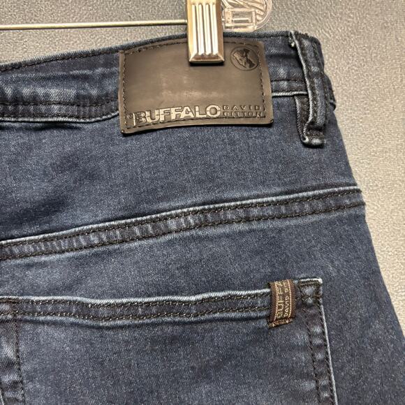 Buffalo David Bitton Axel Straight Jeans Western Country Preppy Comfy 38 x 32 - Picture 11 of 16